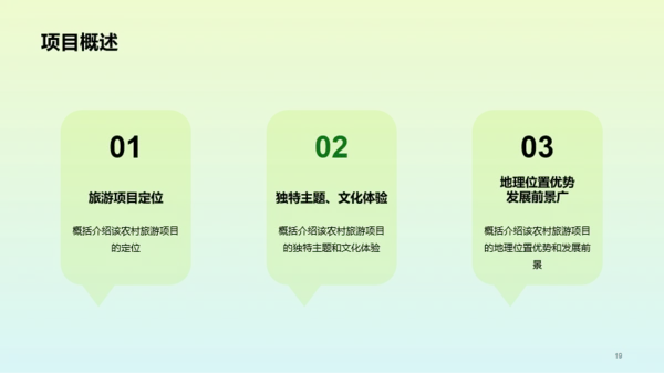 绿色简约旅游营销推广方案PPT模板