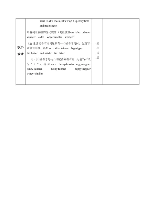 【课堂跟踪】Unit 1 How tall are you Let’s check, let’s w