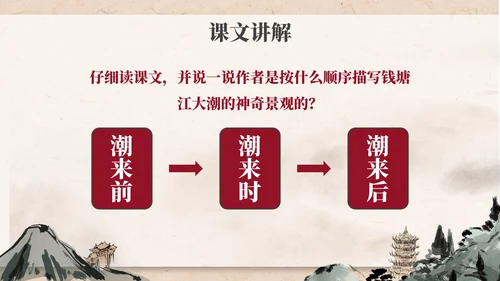 部编版四年级上册《观潮》