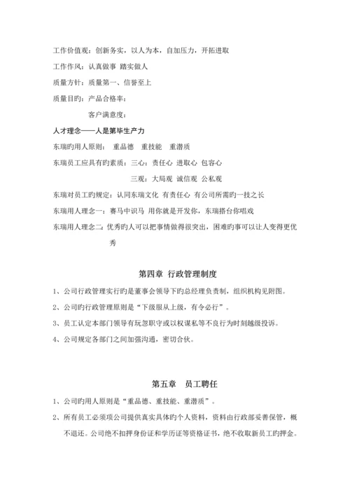 机械工业有限公司员工标准手册.docx