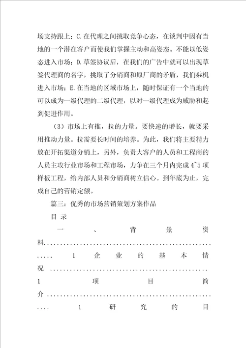 非盈利组织市场营销策划方案