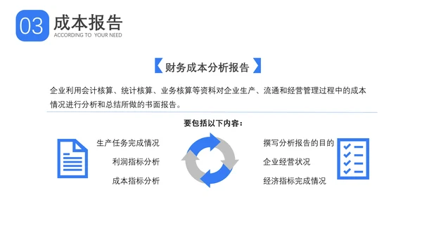 成本分析与报告成本管理概述PPT模板