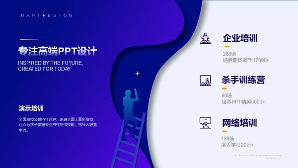 视觉流体几何风新年工作计划通用PPT