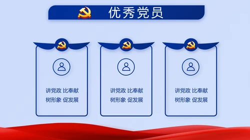 蓝色大气公安警察派出所年年终总结动态PPT模板