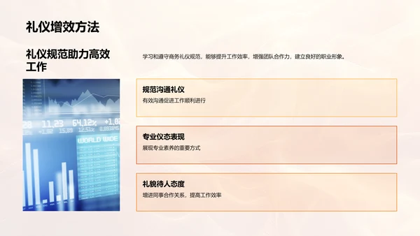 财务职场商务礼仪提效PPT模板