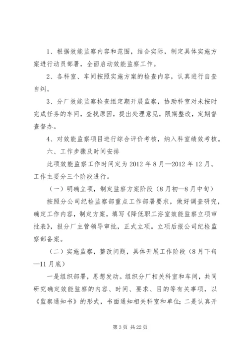降低澡堂水耗效能监察实施方案.docx