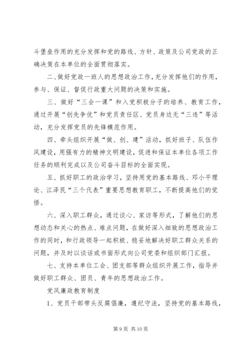 党支部各项制度.docx