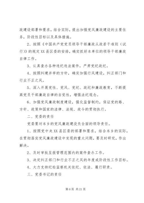 对实行党风廉政建设责任制的分析.docx