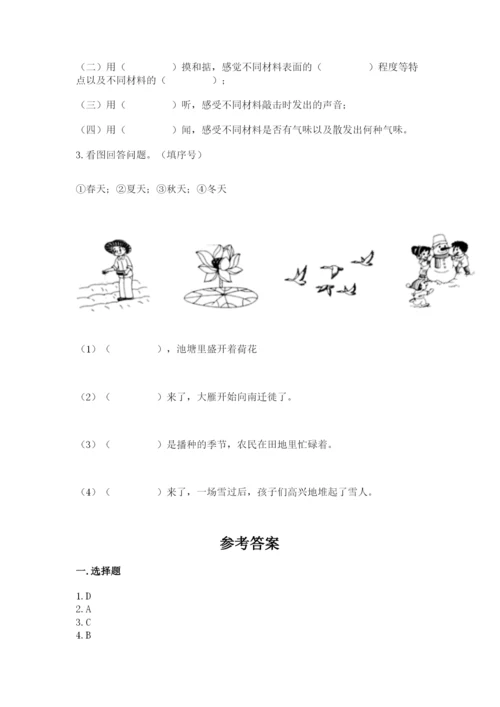 教科版科学二年级上册《期末测试卷》【新题速递】.docx
