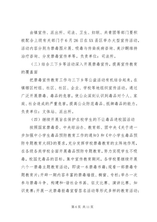 辨毒禁毒宣传工作方案.docx