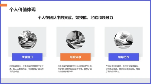 紫色商务风年中工作述职报告PPT模板
