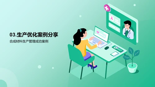 绿色医疗智能化生产提升效率PPT模板