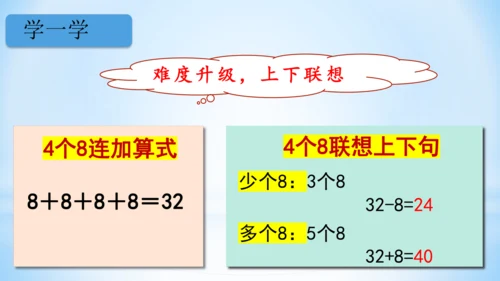 6.表内乘法（二）-8的乘法口诀-二年级上册数学人教版