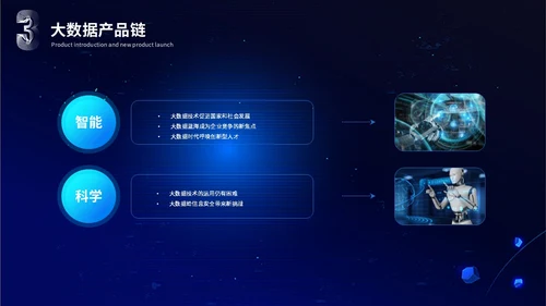 3d科技风人工智能5G科技产品介绍大数据分析科技感ppt模板