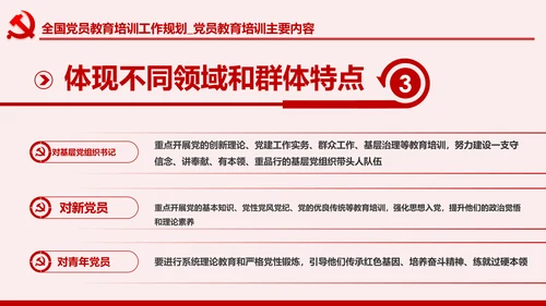 学习解读全国党员教育培训工作规划PPT微党课
