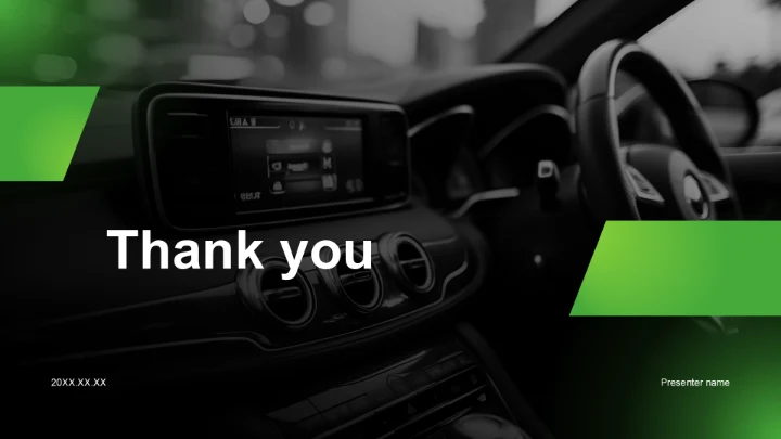 绿色商务风交通运输工作总结PPT主题