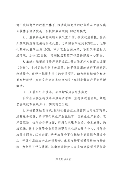 供销合作社联合社XX年工作要点 (2).docx