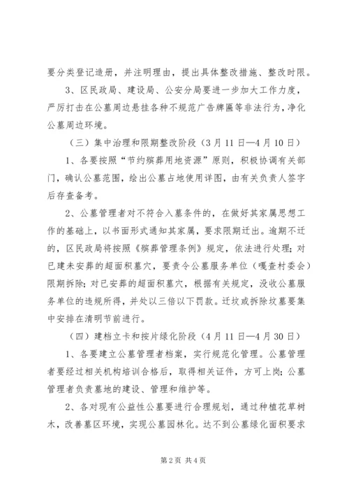 集中整治公益性公墓方案.docx