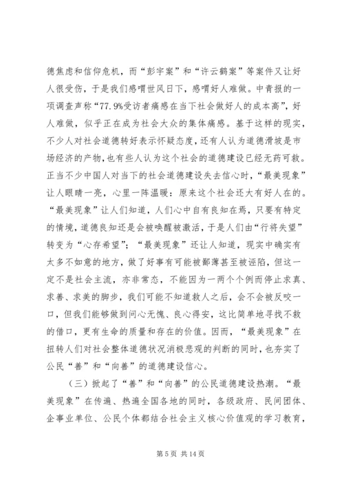 公民最美现象道德创建思考.docx