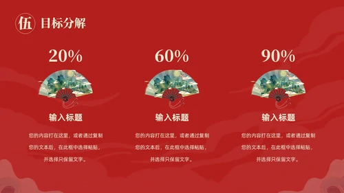 国潮风国潮山水国潮山水仙鹤述职工作概述未来规划述职报告
