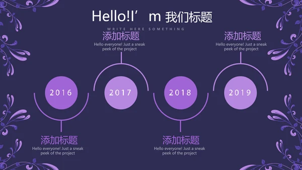 紫色大气形象礼仪培训动态PPT模板