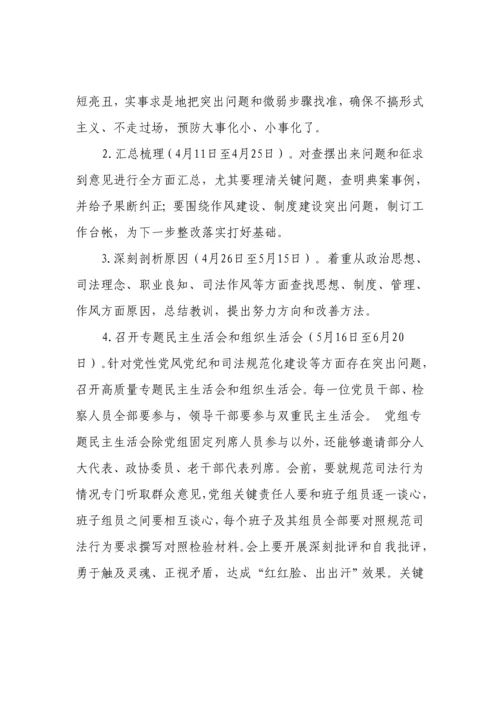 洛隆县人民检察院综合规范司法行为专项整治实施专业方案.docx