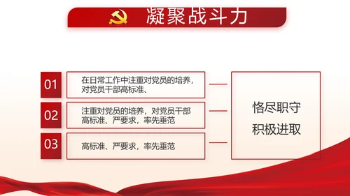 红色党建两会精神学习教育动态PPT