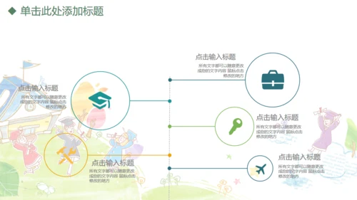 儿童小学早教幼儿教师说课通用PPT课件