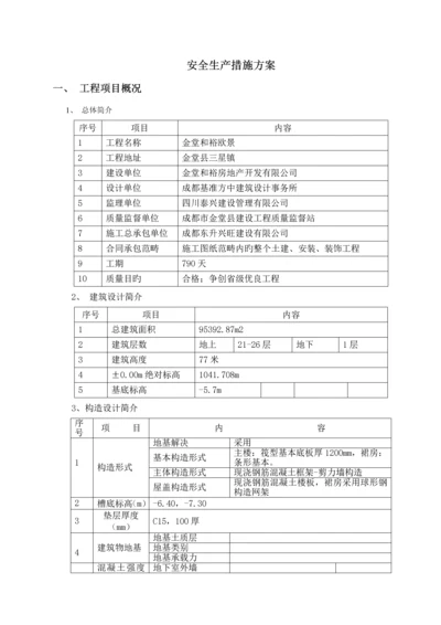 安全生产综合措施专题方案.docx