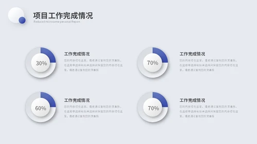 简约微粒体个人述职报告工作汇报自我介绍ppt模板