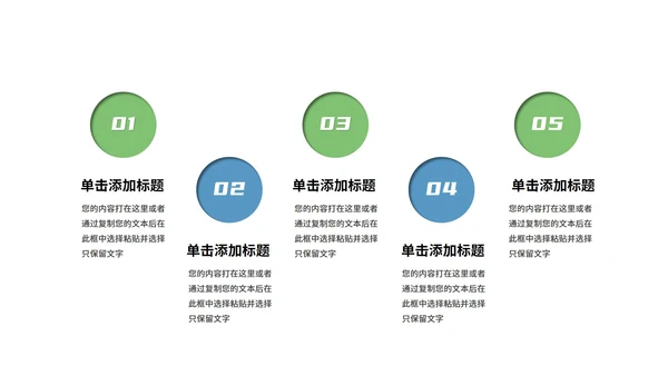 绿色扁平教学插画心理健康教育PPT模板