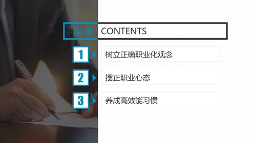职场素养和高效能习惯员工培训PPT模板