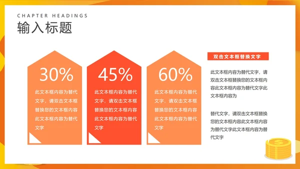 黄色扁平风理财投资项目PPT模板