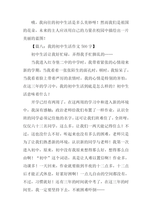 我的初中生活作文500字.docx