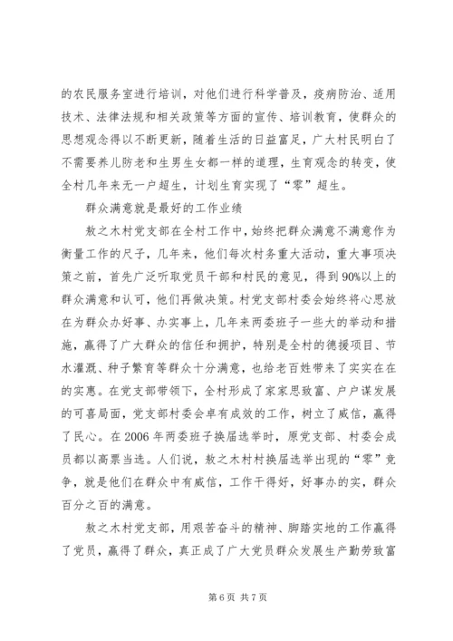 村党支部经验材料.docx