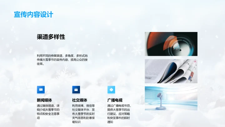 冬季天气信息传播