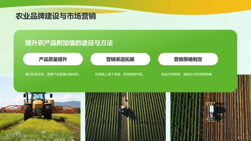 绿色商务风乡村振兴战略PPT模板