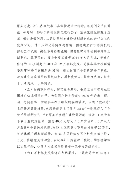 党的群众路线教育实践活动整改落实情况工作总结.docx