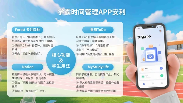 蓝色3D立体风三年二班开学主题班会PPT模版