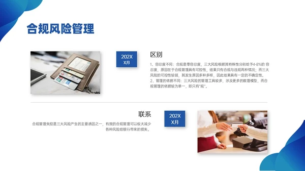 蓝色简约商务银行合规培训PPT课件