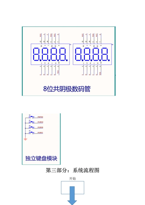 《单片机原理及应用》课程设计-基于51单片机的交通灯模拟系统设计.docx