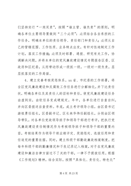 区效能建设监督员座谈会讲话.docx