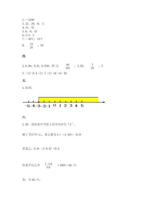 小学六年级升初中模拟试卷及完整答案一套.docx