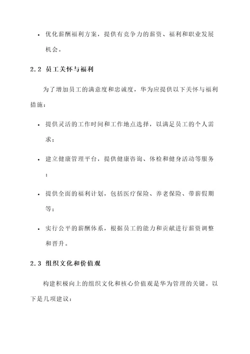 华为管理实践方案