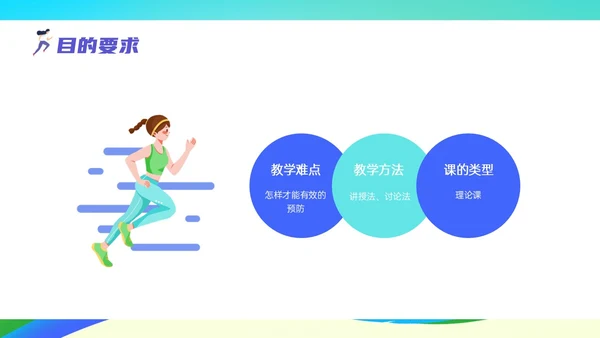 彩色清新展板风运动体育课安全教育学校学生着装
