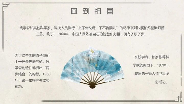 钱学森中国知名作家个人生平介绍 课件