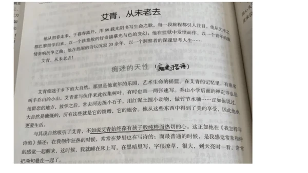 九年级上册 第一单元 名著导读《艾青诗选》课件(共20张PPT)