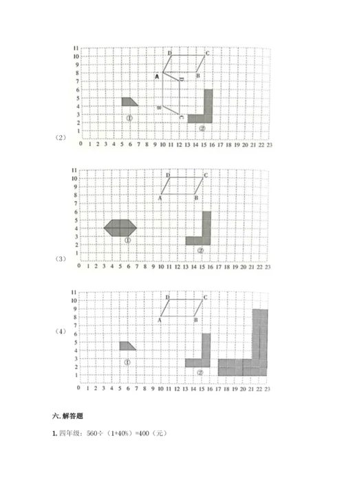 人教版六年级下册数学期末测试卷-精品(全优)-(2).docx