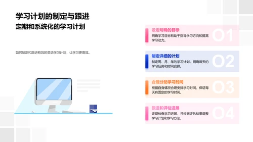 英语实用学习法PPT模板