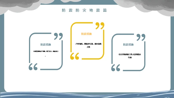 洪水泥石流自然灾害安全教育通用PPT模板